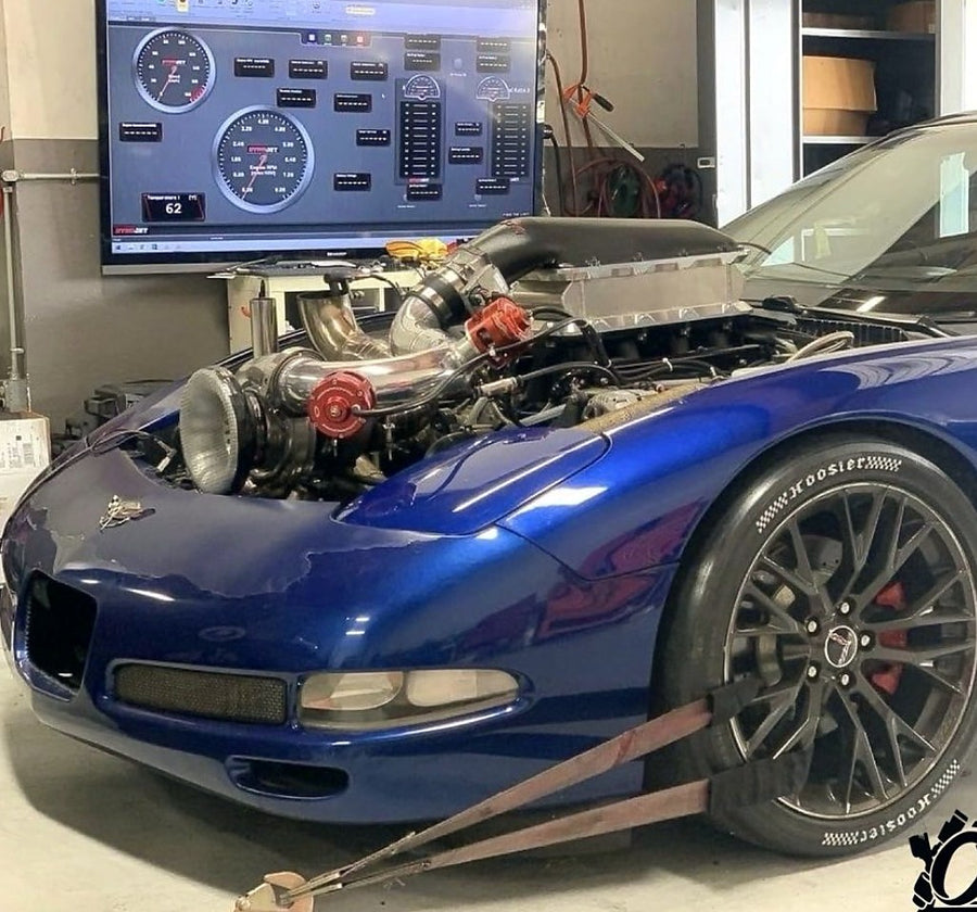 1200 WHP turbo 5.3 LS C5 Corvette on Alpha Ai-2200cc injectors