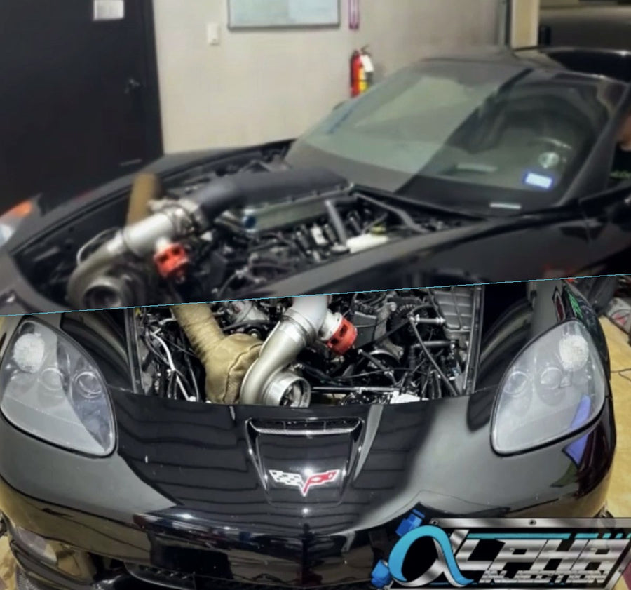1000 WHP turbo LS C6 Corvette on Alpha Ai-2200cc injectors