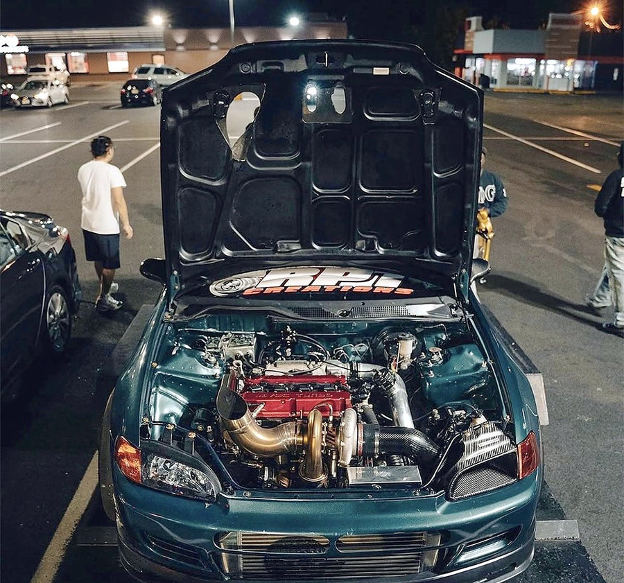 RPT Creations 1200 WHP AWD 4G63 Honda Civic on Alpha Ai-2600cc injectors